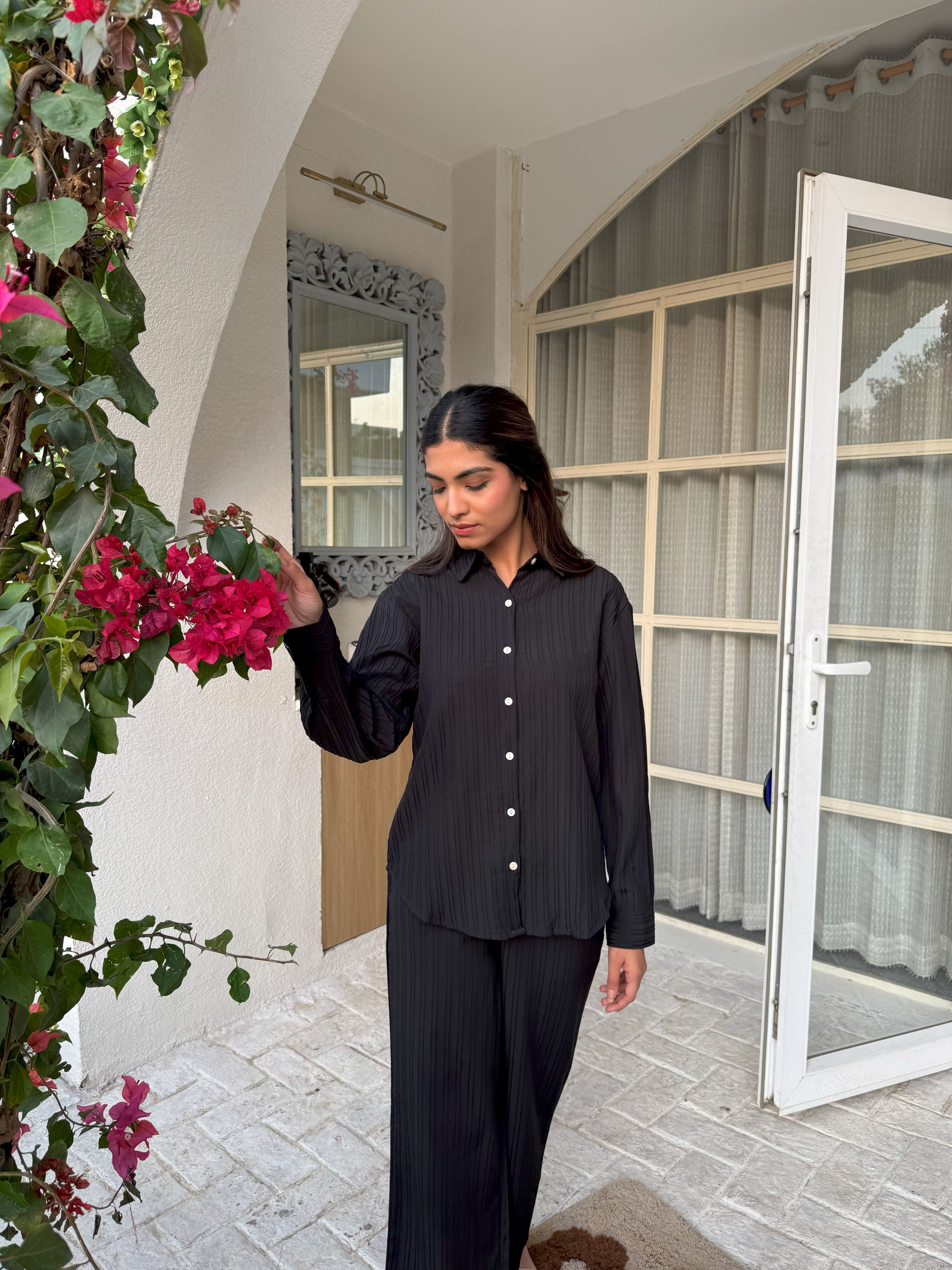 Sugnaa Knitted Shirt Pant Set