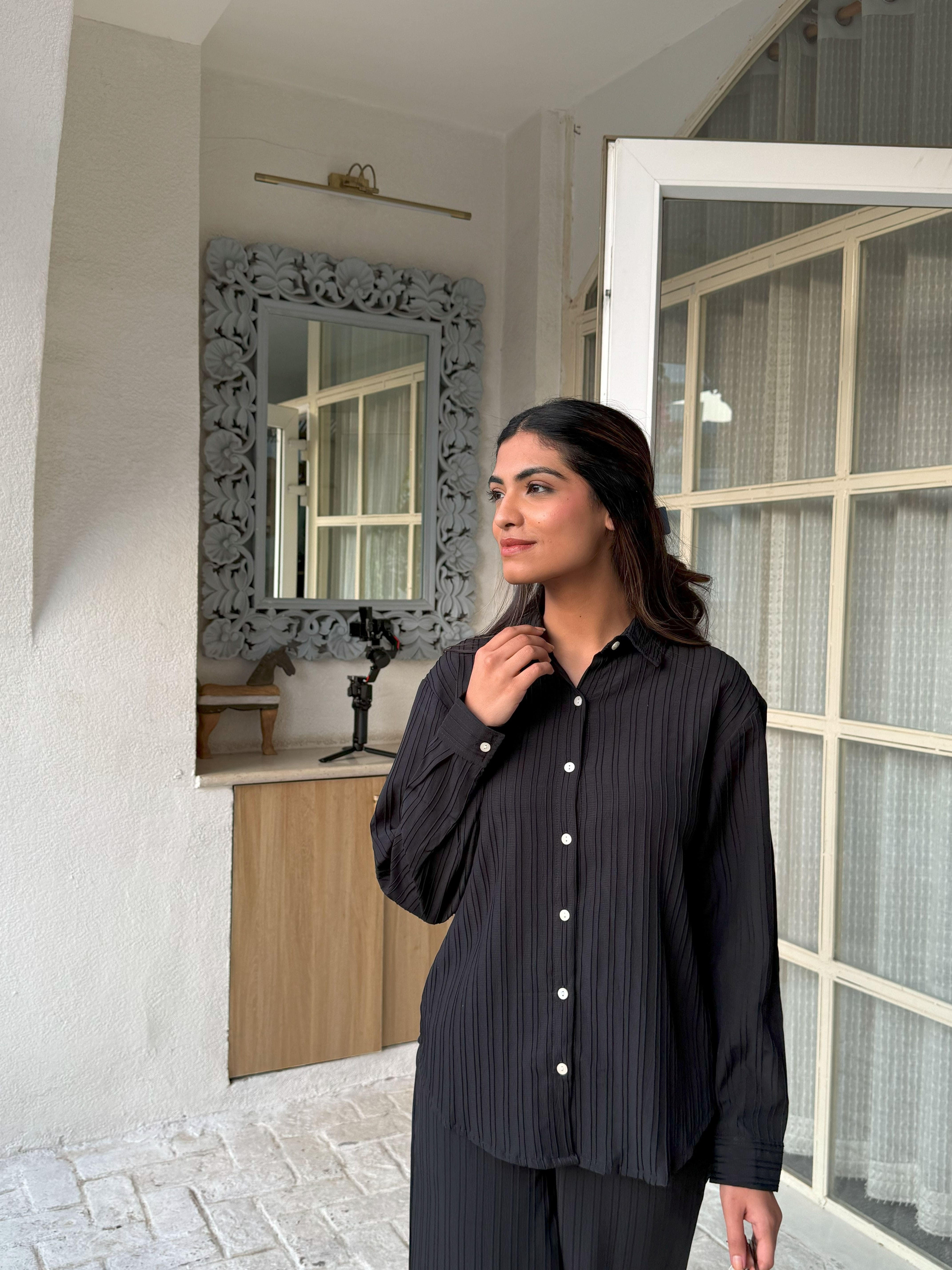 Sugnaa Knitted Shirt Pant Set