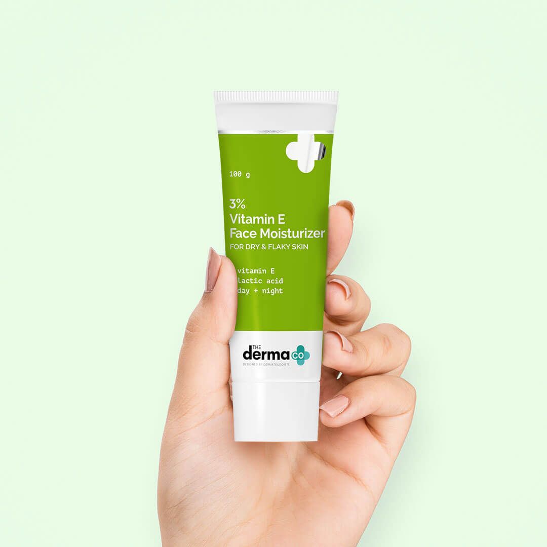 Derma Co 3% Vitamin E Face Moisturizer With Vitamin E & Lactic Acid