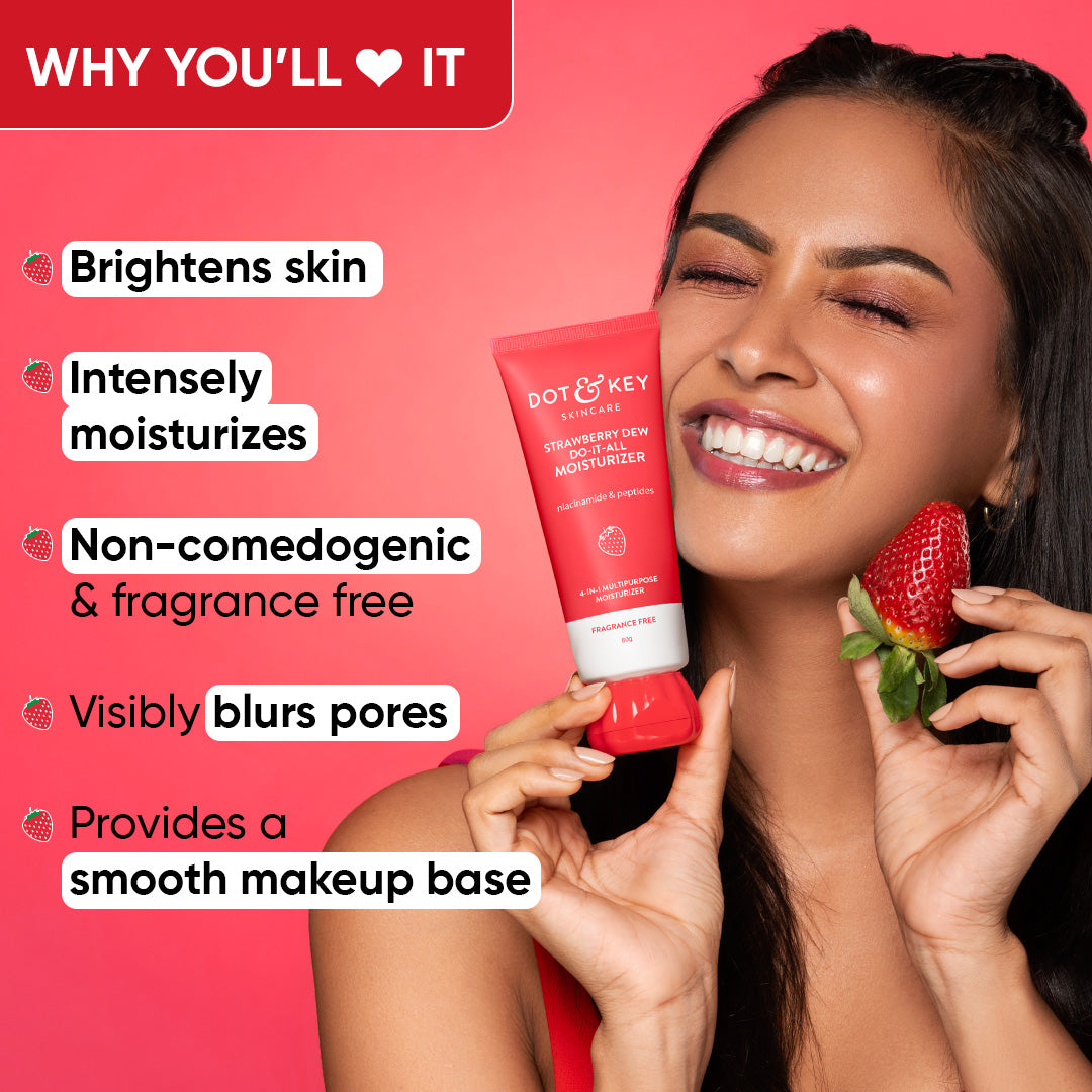 Dot & Key Strawberry + Niacinamide Moisturizer Pack of 2 - 160gm