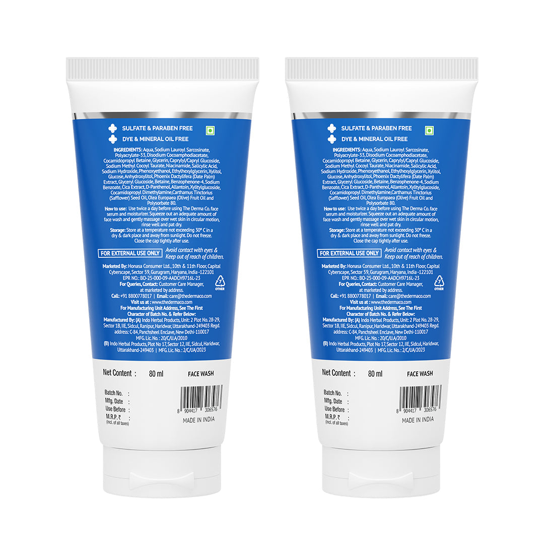 Derma Co 2% Sali-Cinamide Anti-Acne Face Wash