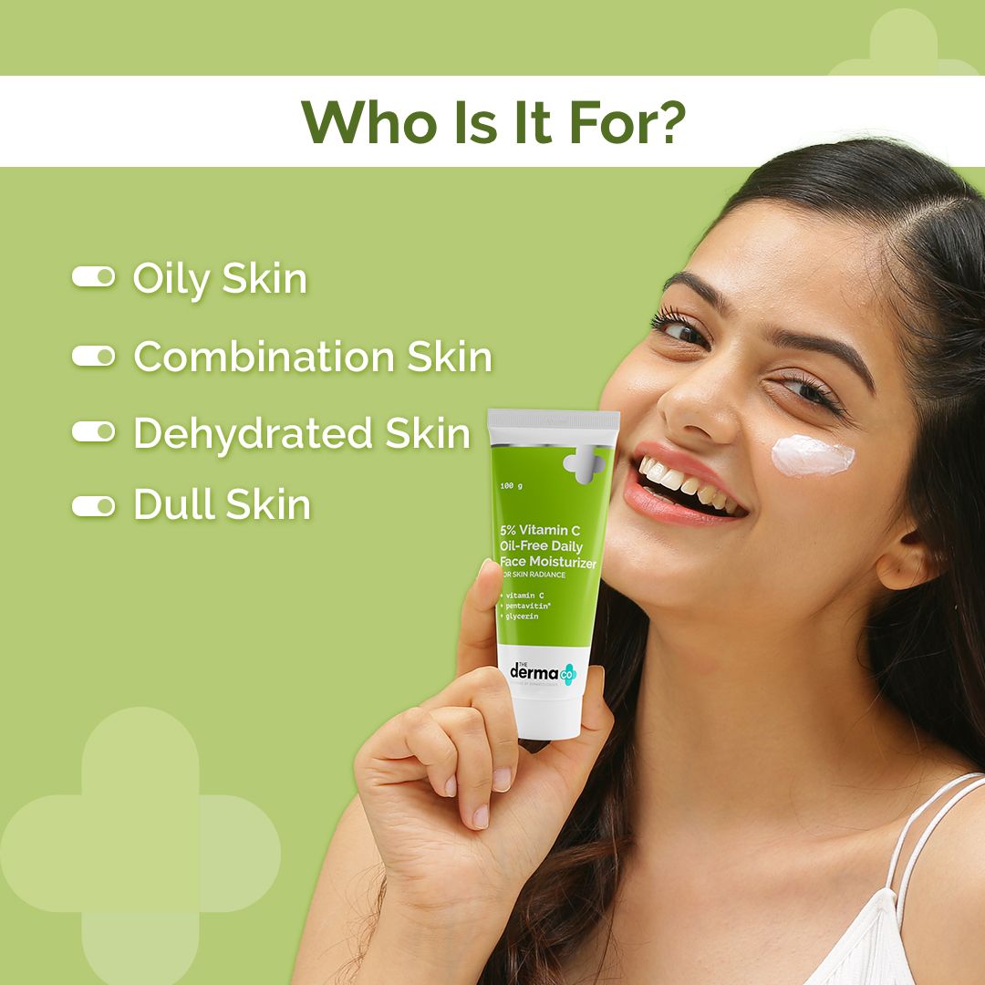 Derma Co 5% Vitamin C Oil-Free Daily Face Moisturizer