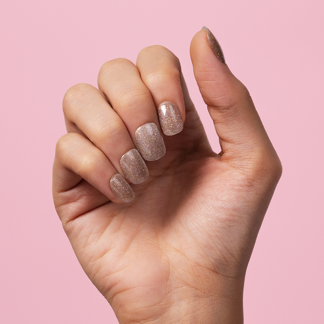 Gush Beauty Alice Glitter Press-On Nails (Short Squoval)