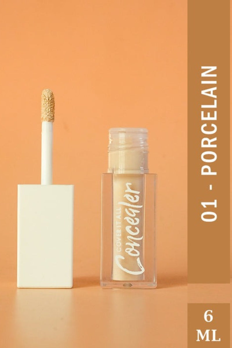 Cuffs N Lashes 01-Porcelain - Cover It All Liquid Concealer
