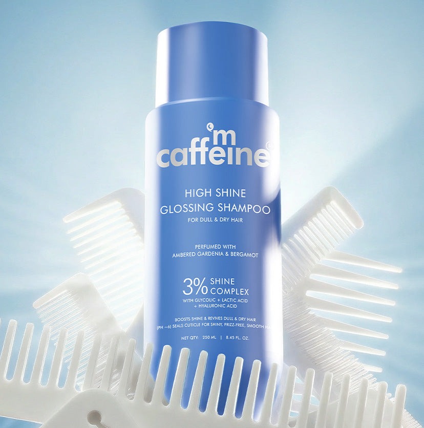 mCaffeine High Shine Glossy Hair Shampoo - 250ml
