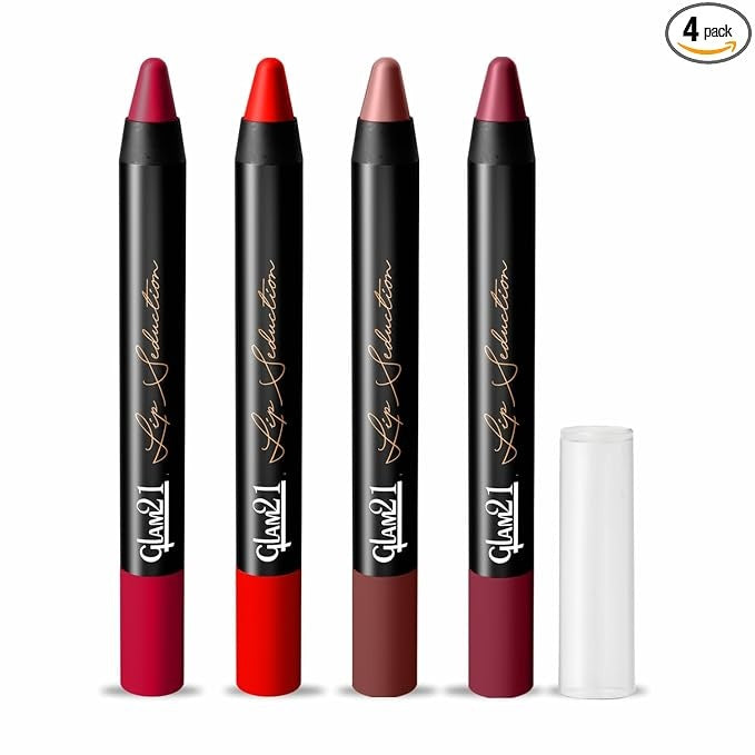 Glam21 Lip Seduction Non-Transfer Crayon Pack of 4