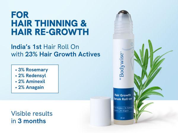 Be Bodywise Advanced Hair Growth Serum Roll On