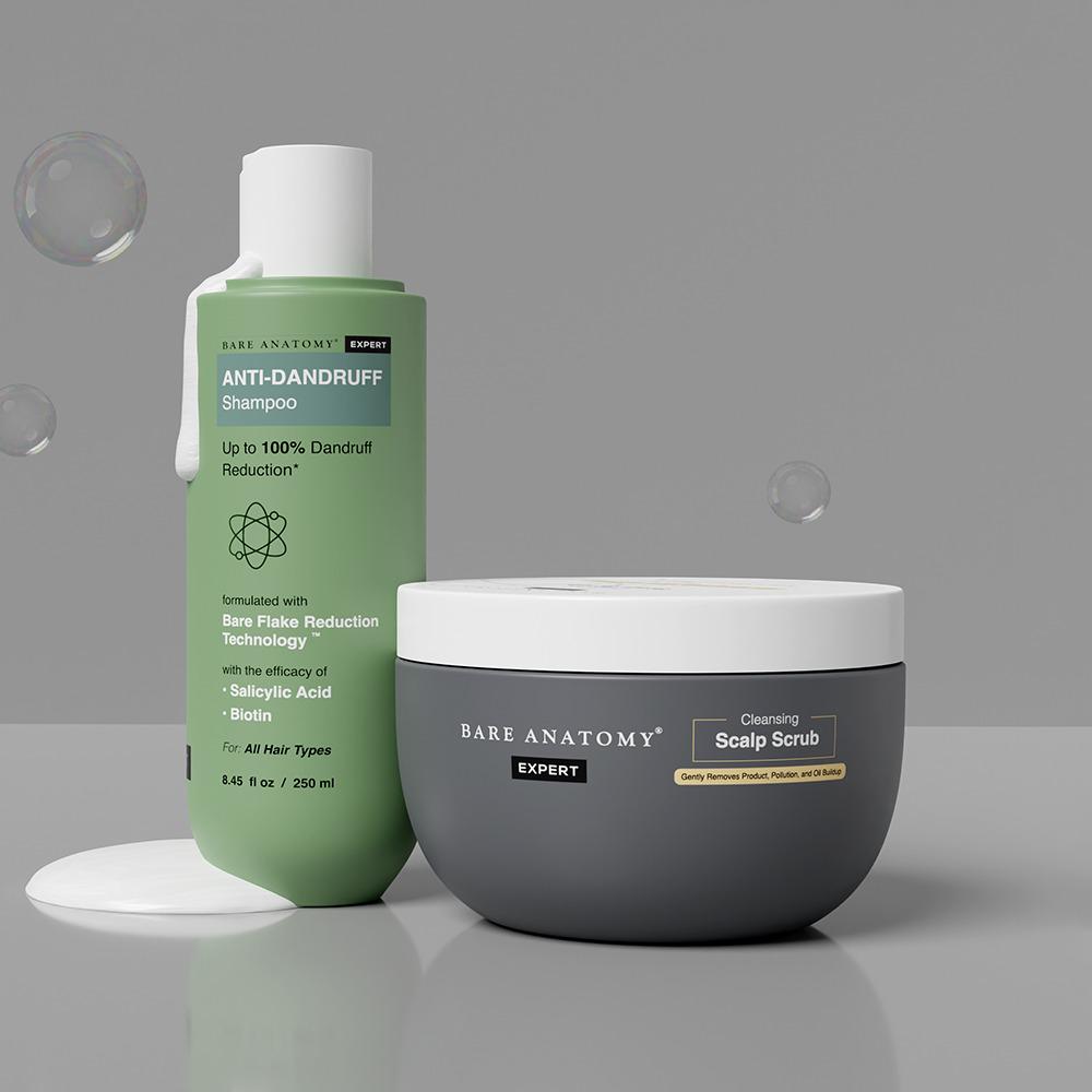 Bare Anatomy Scalp Exfoliating Scrub & Anti-Dandruff Shampoo