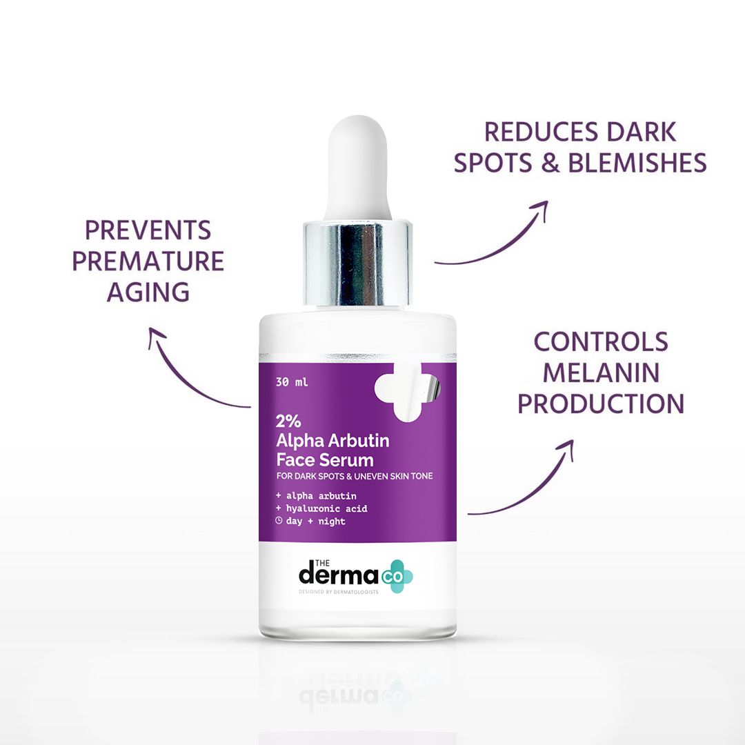 Derma Co 2% Alpha Arbutin Face Serum - 30ml