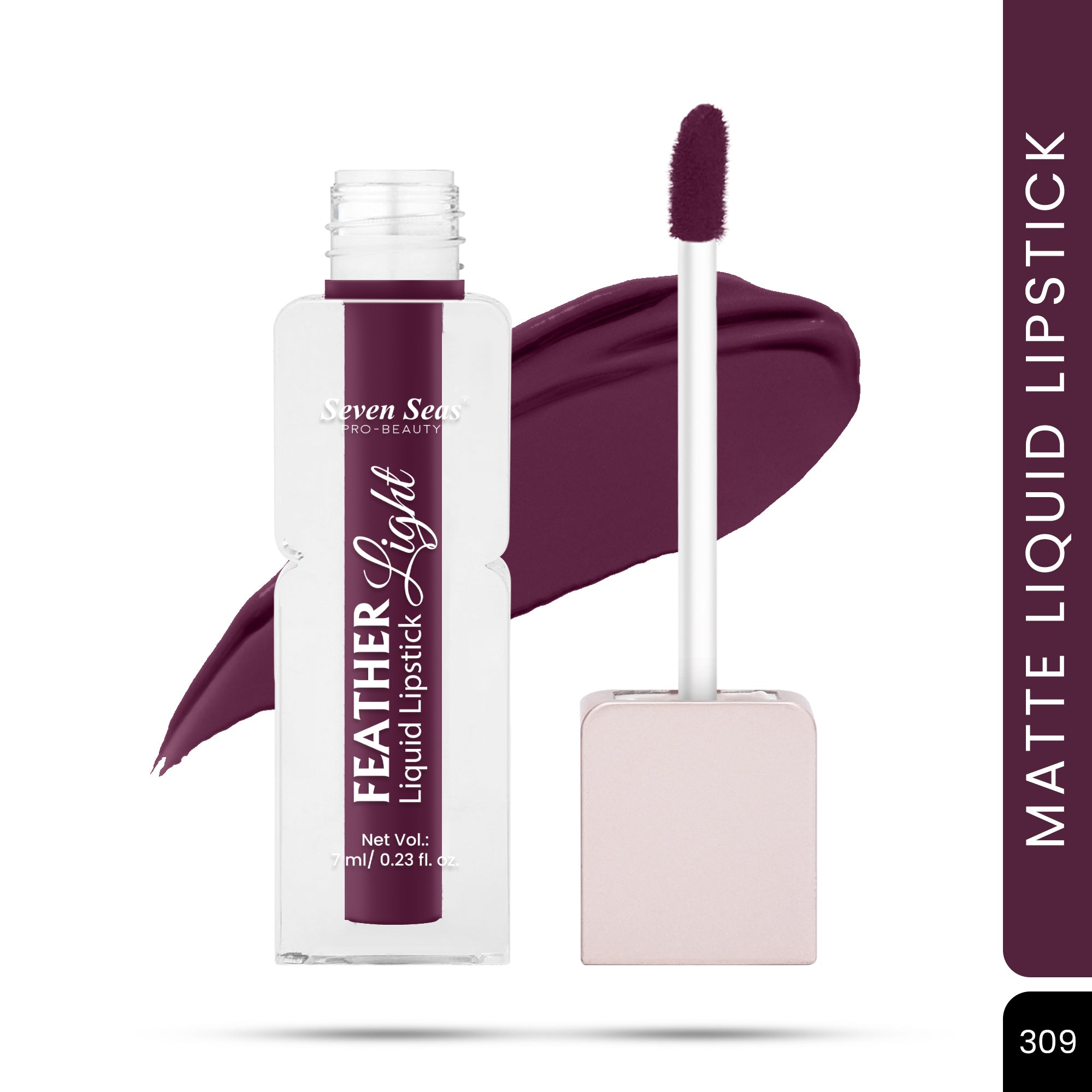 Seven Seas Shade-309 - Feather Light Liquid Lipstick