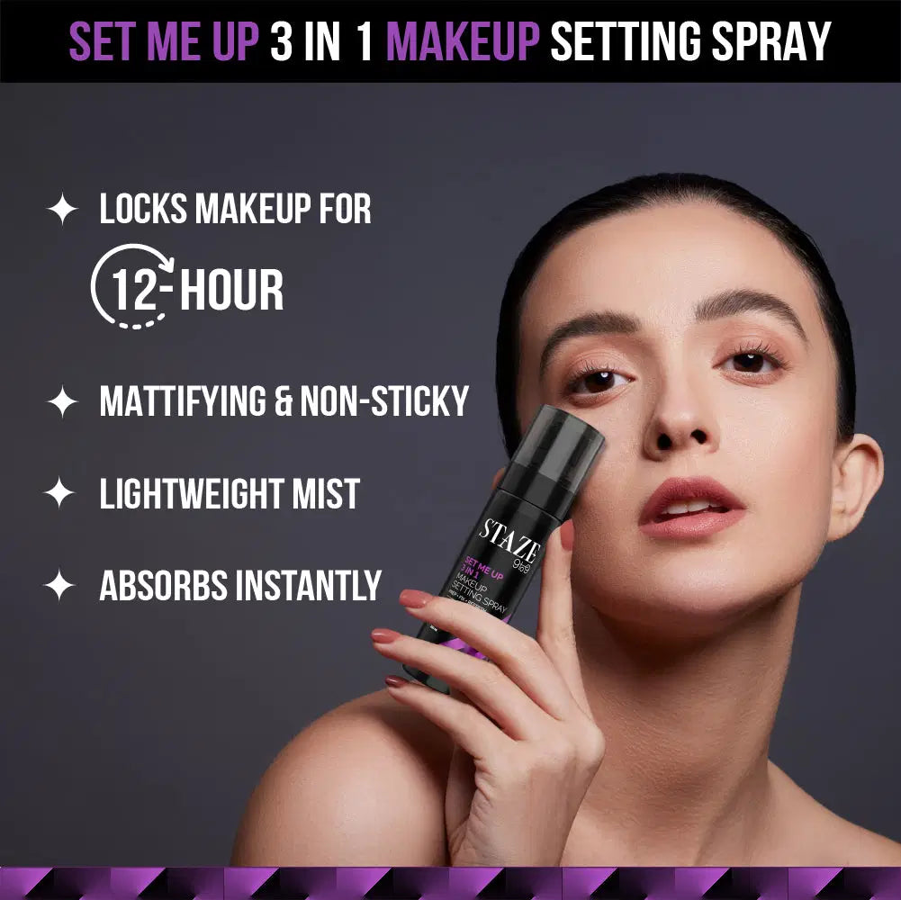 Staze Set Me Up 3 In 1 Makeup Setting Spray