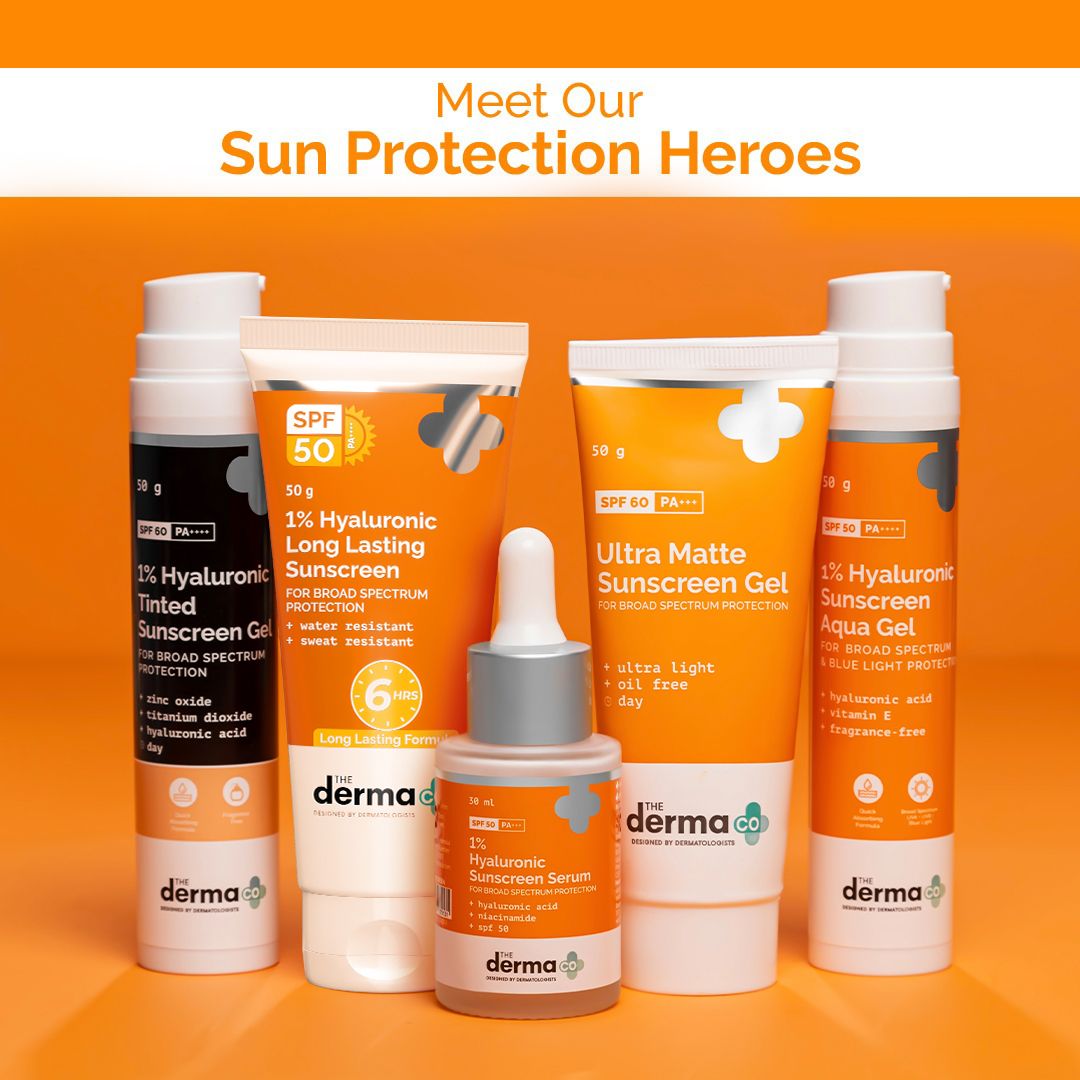 Derma Co 1% Hyaluronic Long Lasting Sunscreen SPF 50 & PA++++