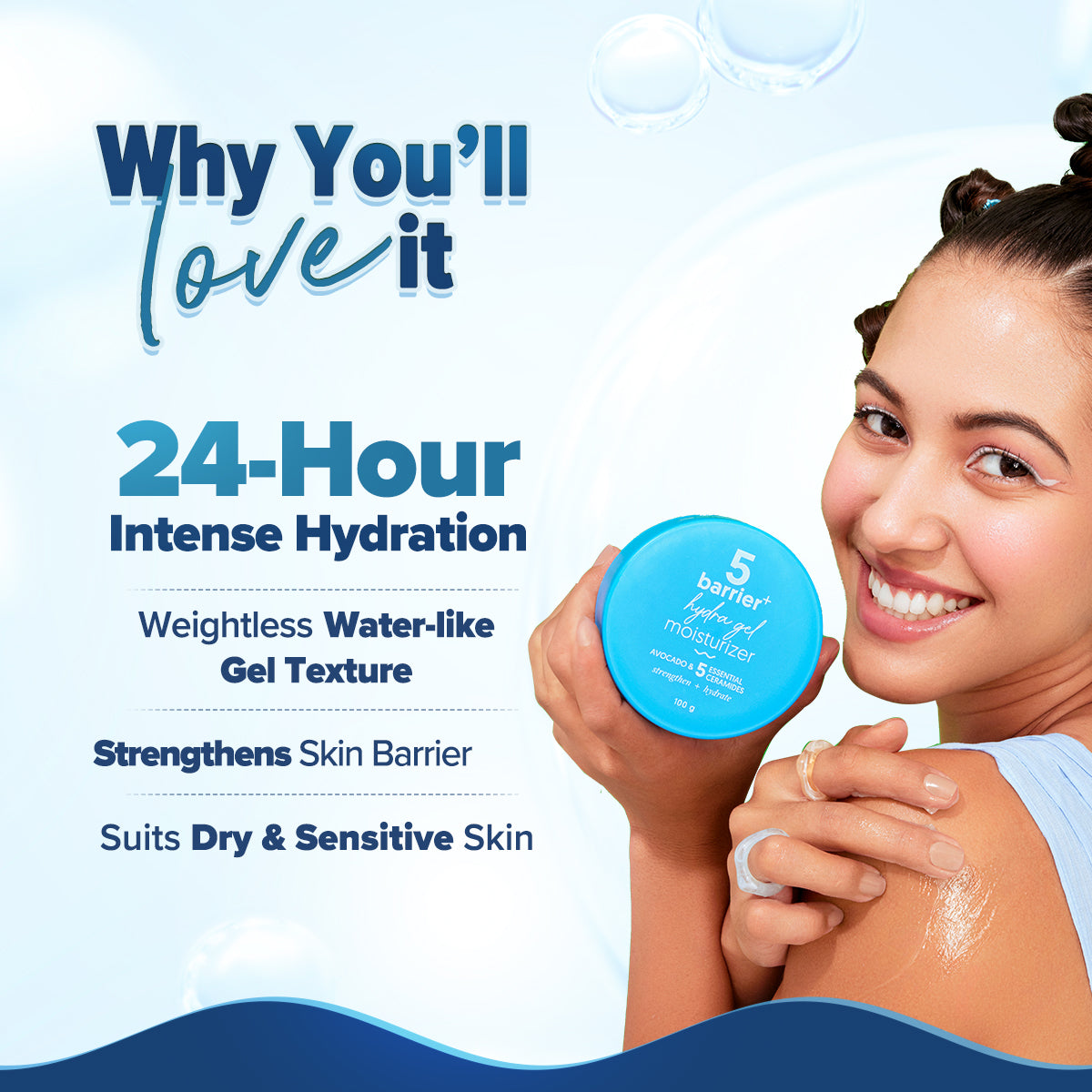 Aqualogica Barrier+ Hydra Gel Moisturizer