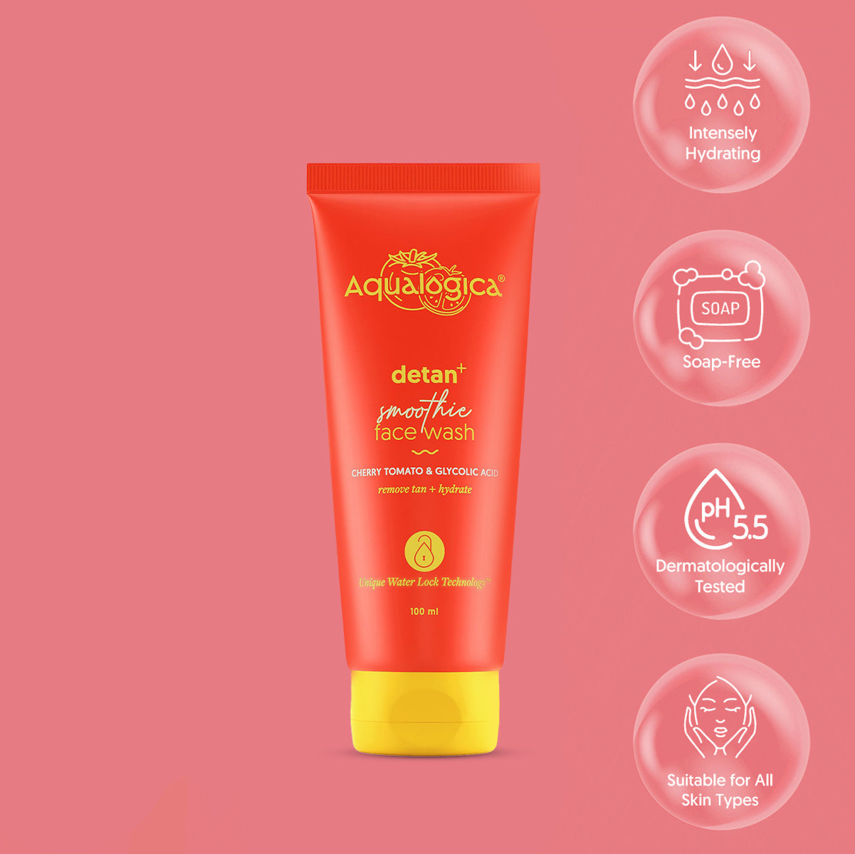 Aqualogica Detan+ Smoothie Face Wash