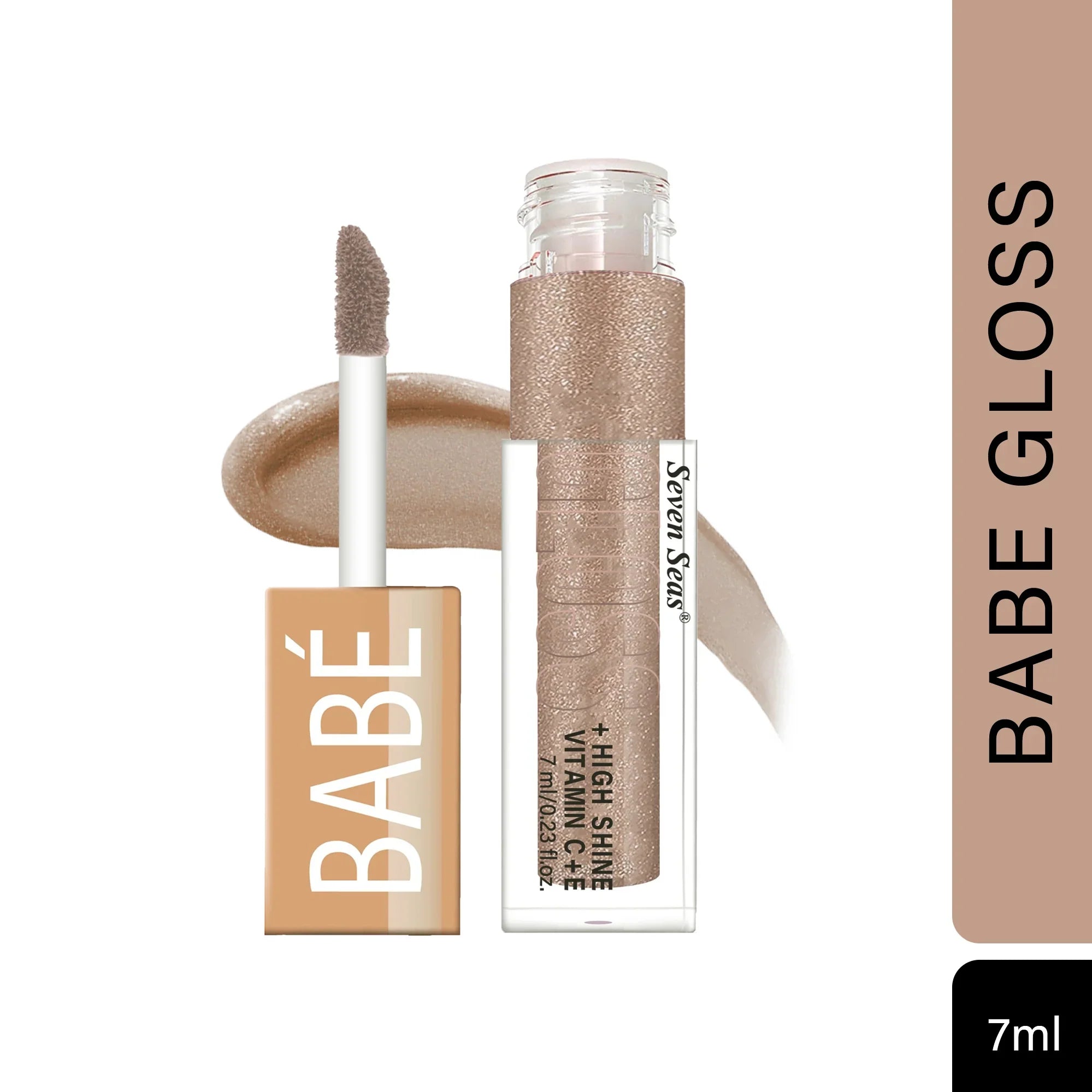 Seven Seas 04 Rose - Go Babe High Shine Lip Gloss with Vitamin C & E