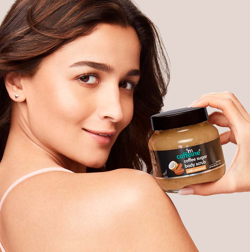 mCaffeine Coffee Sugar Body Scrub With Coconut