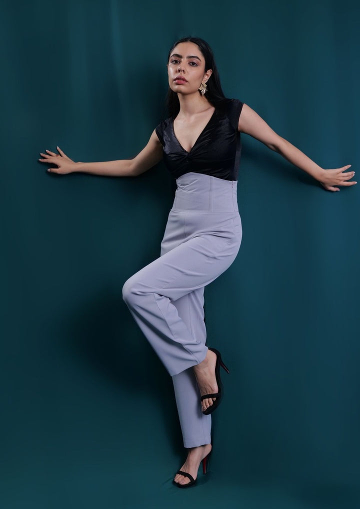 Studio OJS Grey Corset Trousers