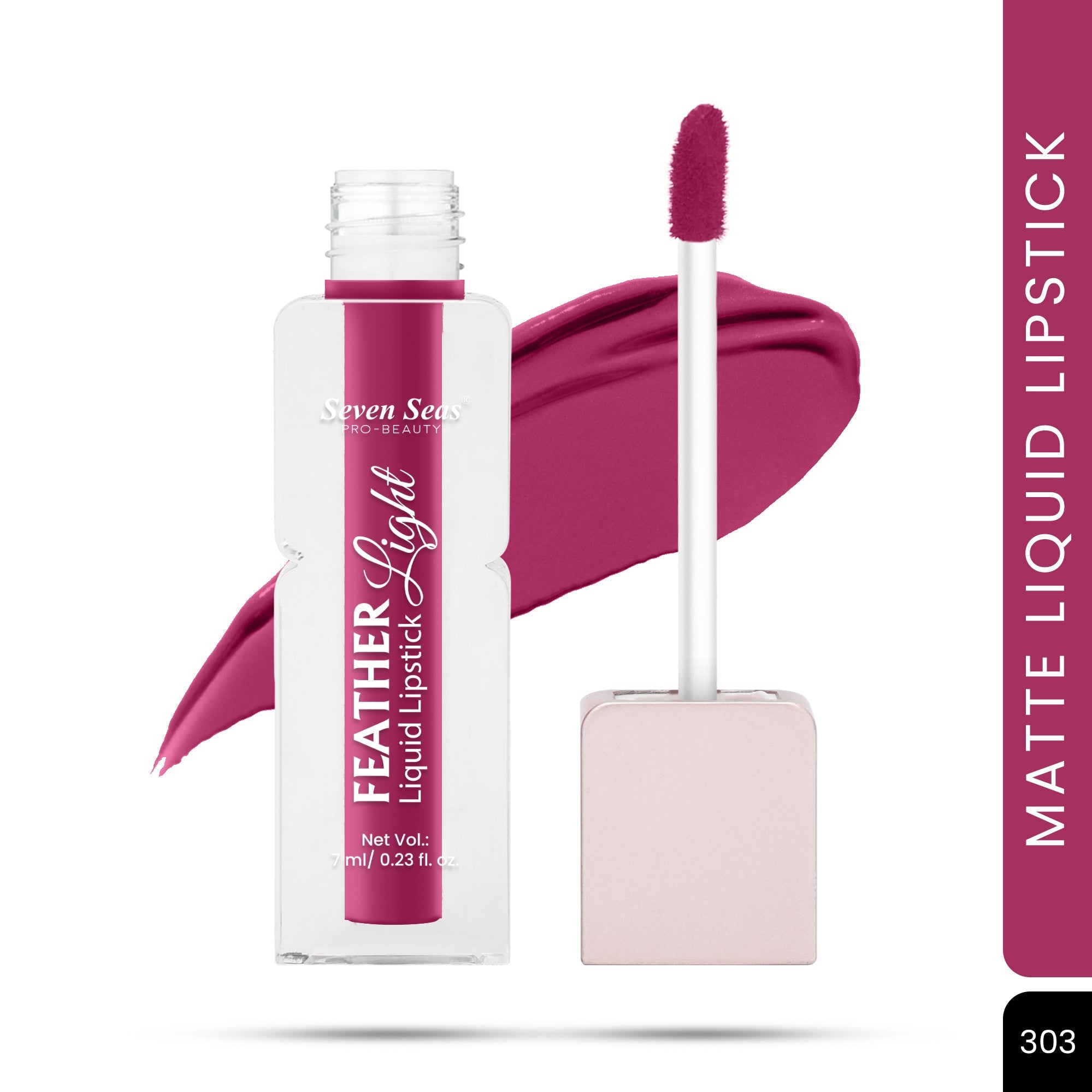 Seven Seas Shade-303 - Feather Light Liquid Lipstick