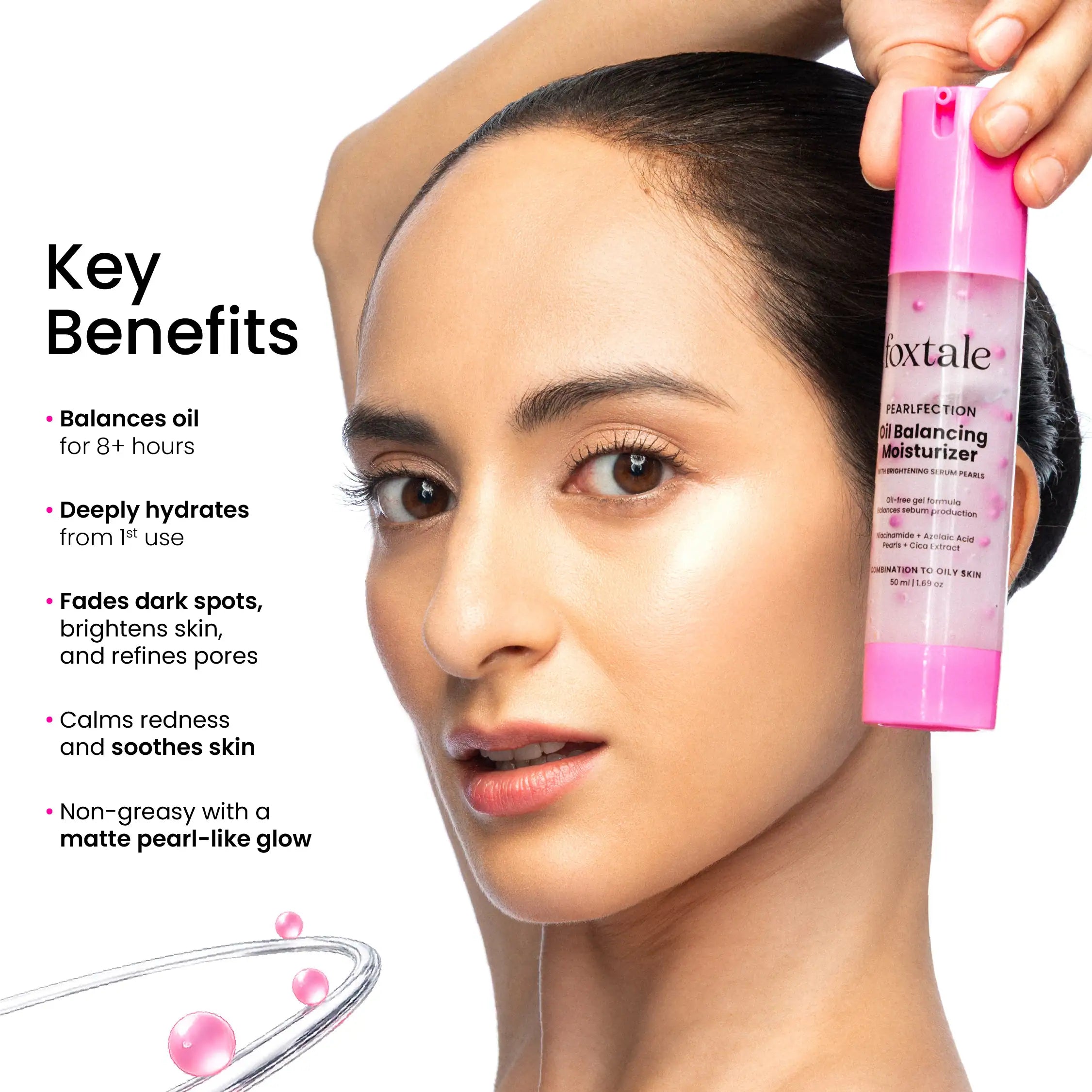 Foxtale Oil Balancing Moisturizer with Niacinamide & Cica