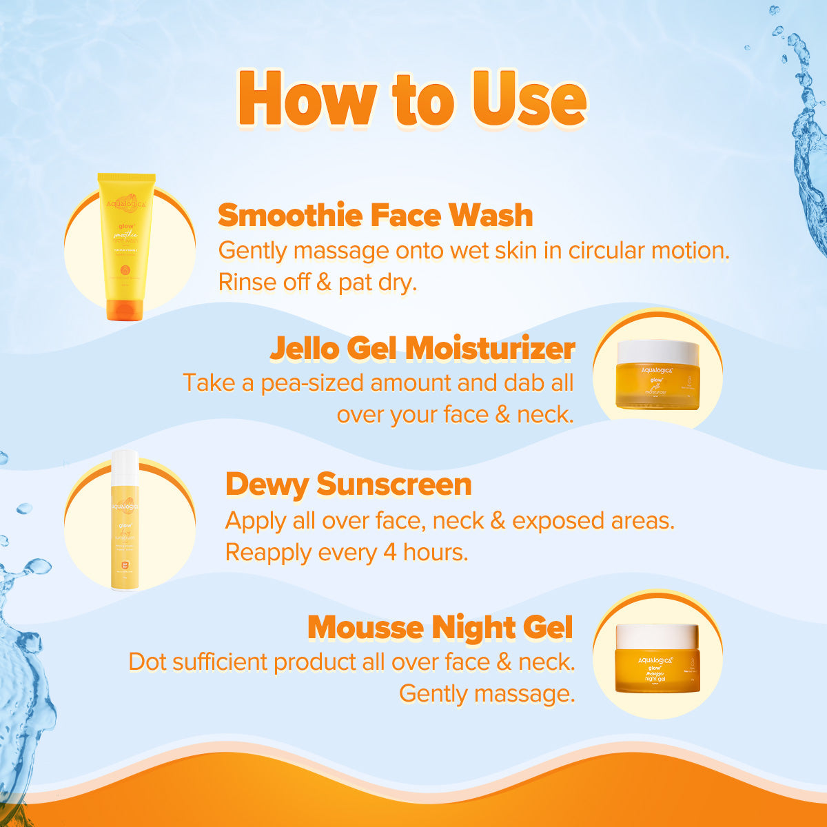 Aqualogica Glow+ Day & Night Combo