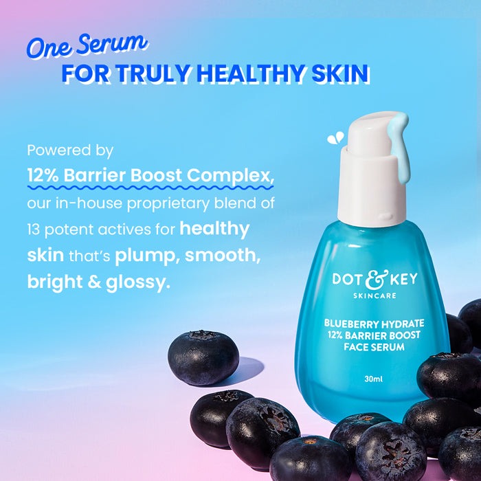 Dot & Key Blueberry Hydrate 12% Barrier Boost Face Serum - 30ml