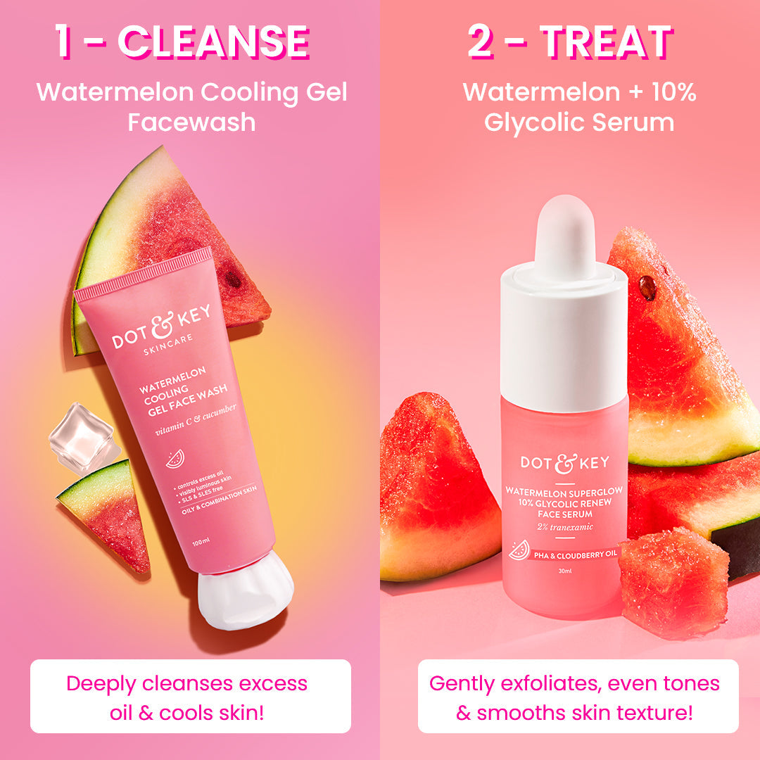 Dot & Key Watermelon Oil Free Skincare Routine Combo - 180ml