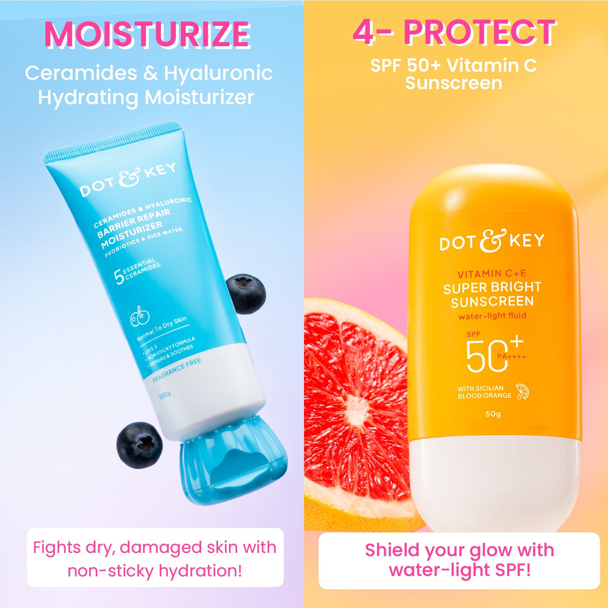Dot & Key Moisturize & Protect Power Duo - 150g