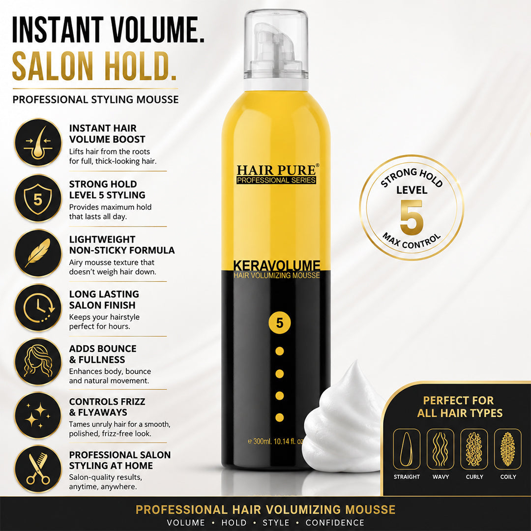 Redifyn Hair Pure Keravolume Hair Volumizing Mousse - 300ml