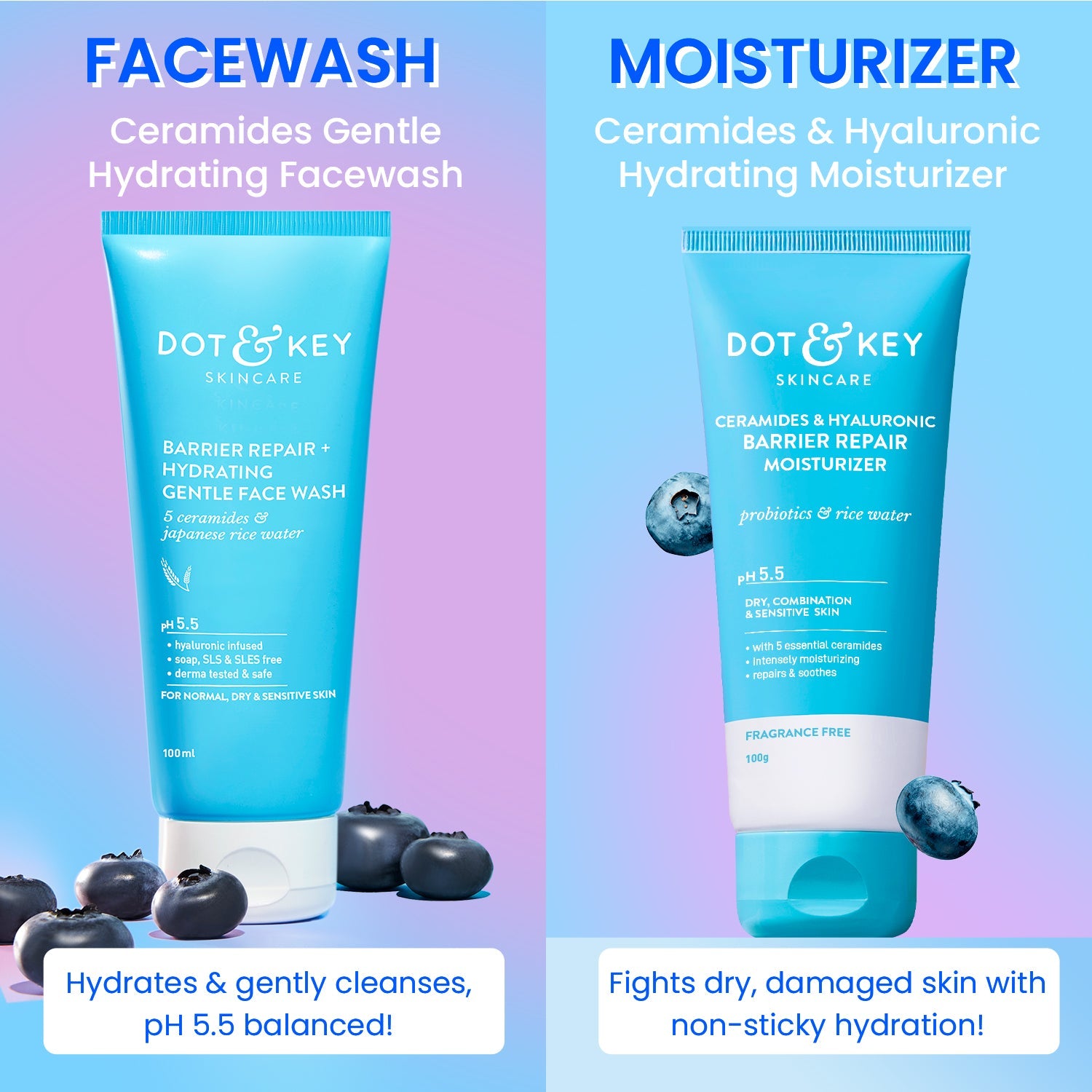 Dot & Key Hydrating Barrier Repair Duo - 200ml