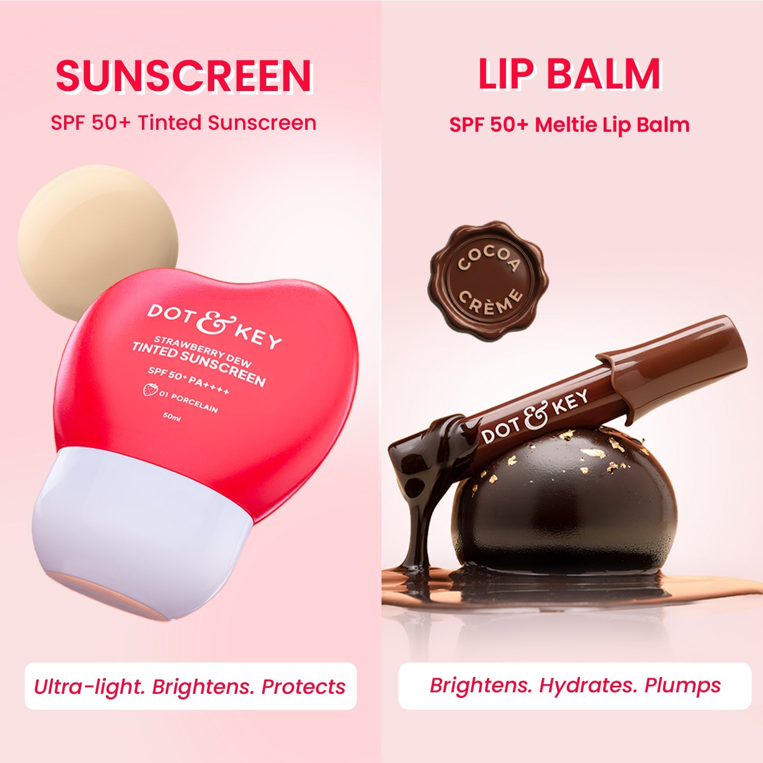 Dot & Key Strawberry + Cocoa Sun-kissed Duo - 50ml + 4g