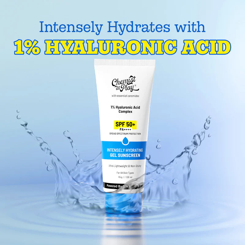 Chemist at Play 1% Hyaluronic Acid Gel Sunscreen SPF 50+ PA++++