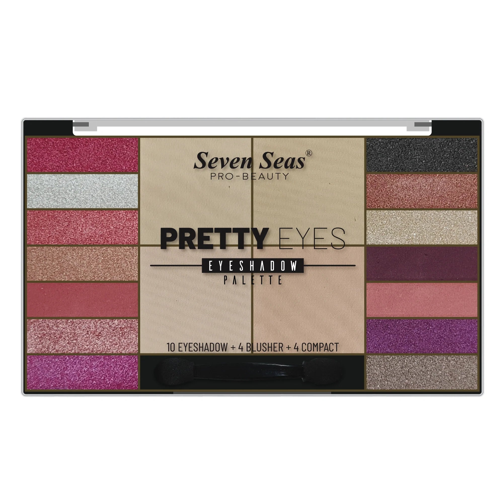 Seven Seas MS-9003-01 - Pretty Eye Eyeshadow Palette (7 Shades)