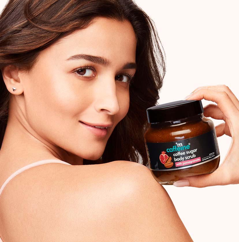 mCaffeine Coffee Sugar Body Scrub With Pomegranate - 250g