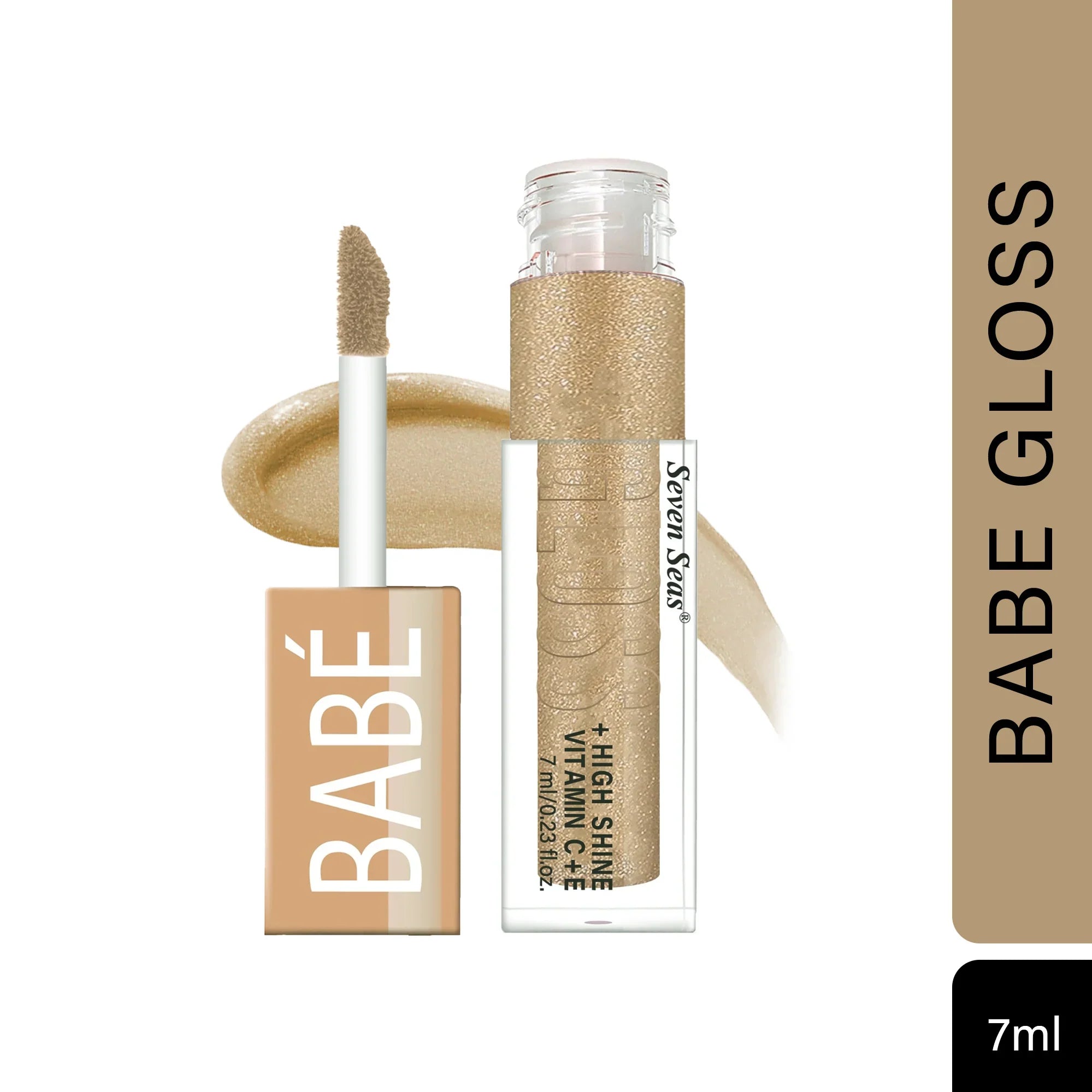 Seven Seas 05 Golden - Go Babe High Shine Lip Gloss with Vitamin C & E