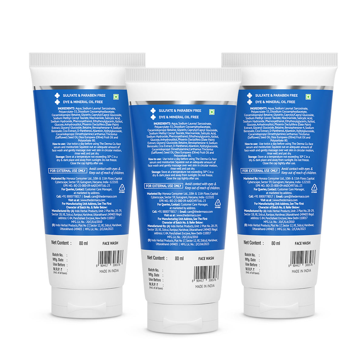 Derma Co 2% Sali-Cinamide Anti-Acne Face Wash