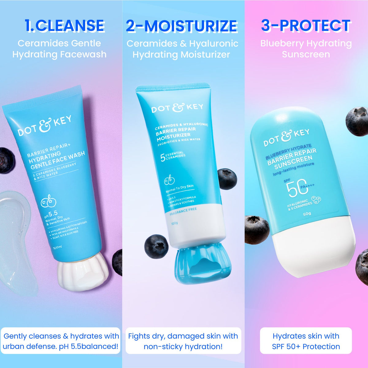 Dot & Key Healthy Hydration Skincare Combo - 280g