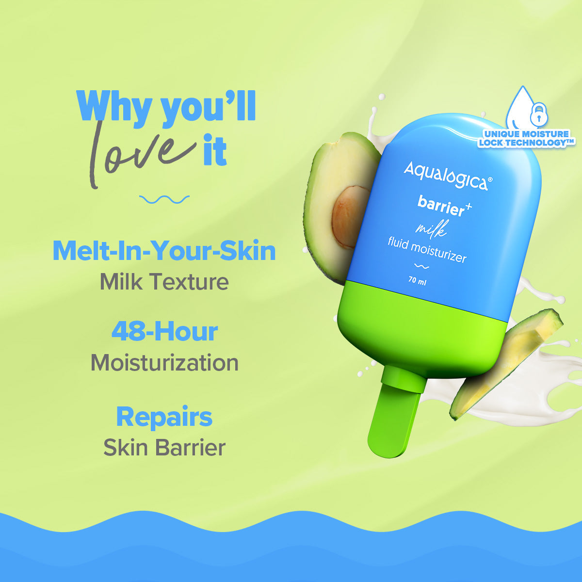 Aqualogica Barrier+ Milk Fluid Moisturizer