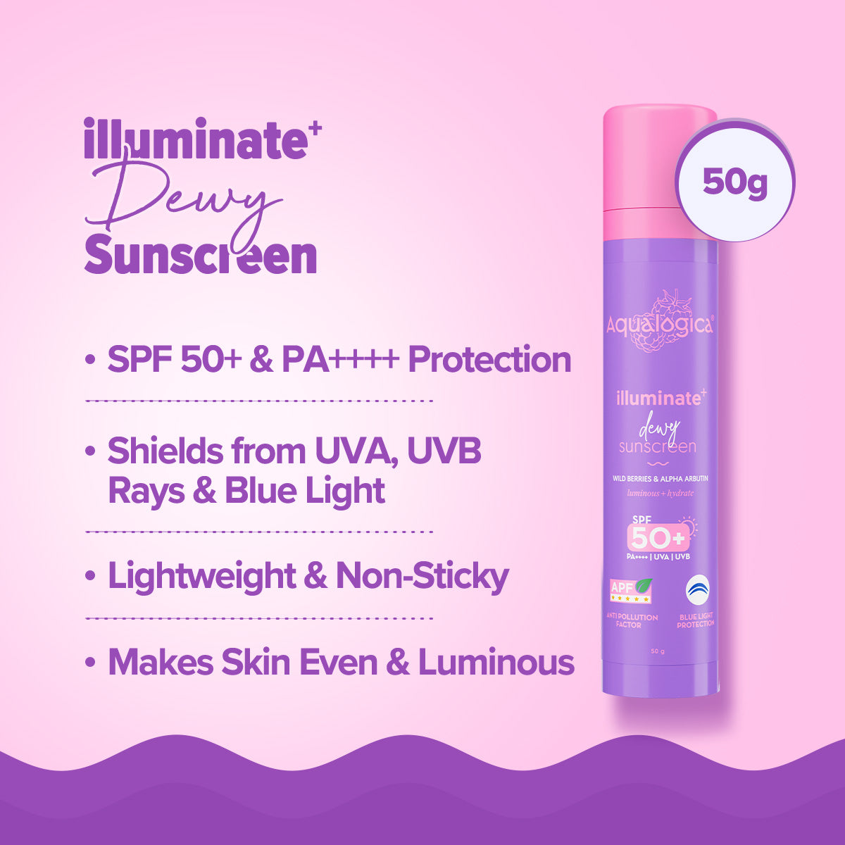Aqualogica Illuminate+ Stay Luminous Combo