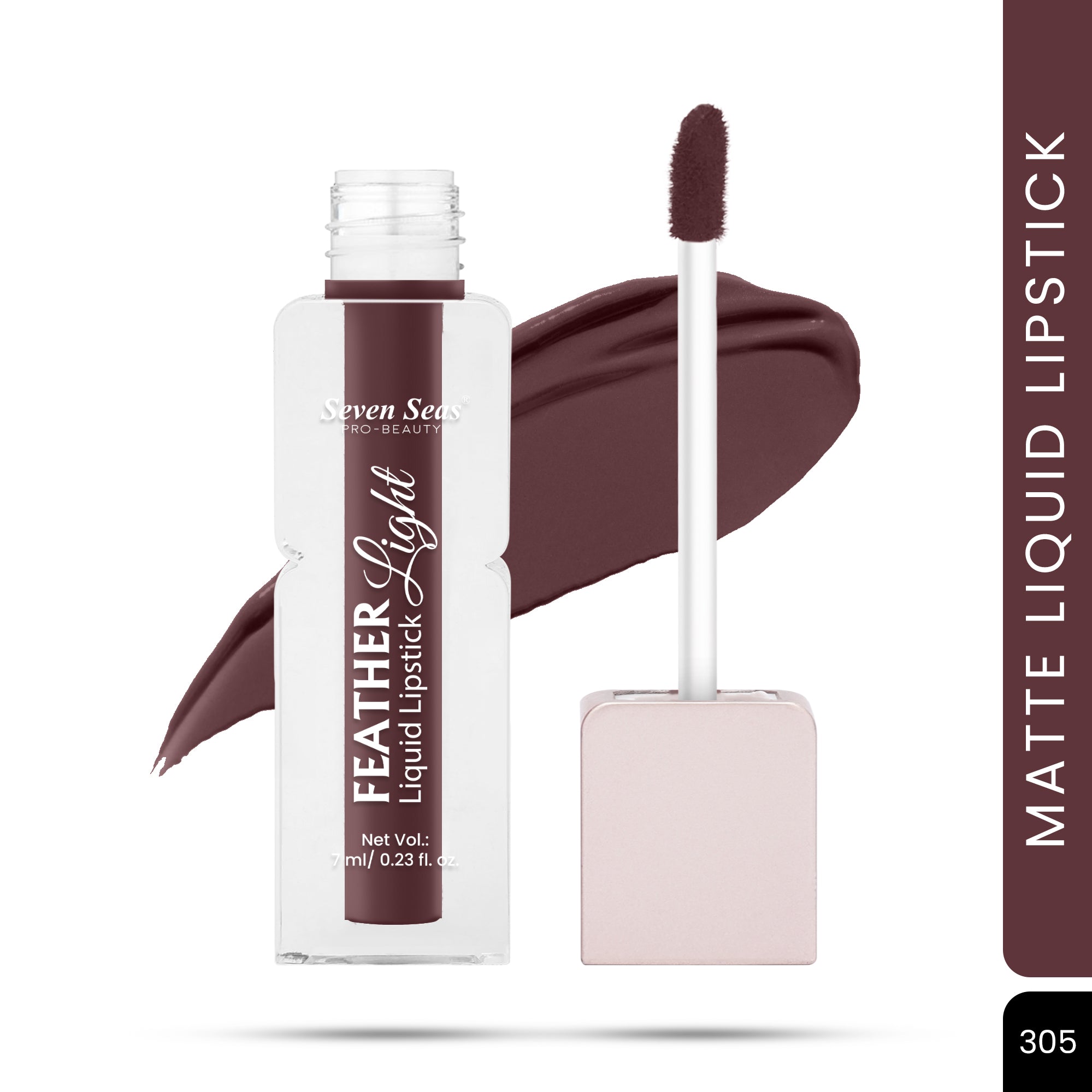 Seven Seas Shade-305 - Feather Light Liquid Lipstick