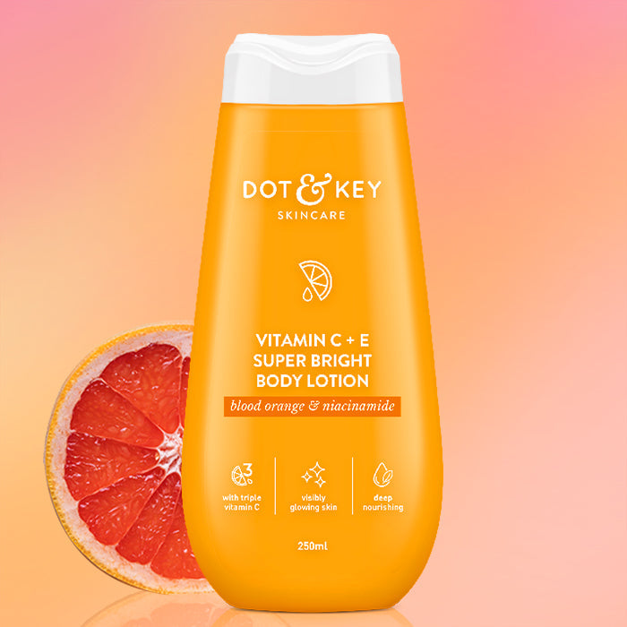 Dot & Key Vitamin C + E Body Lotion for Glowing Skin - 250 ml