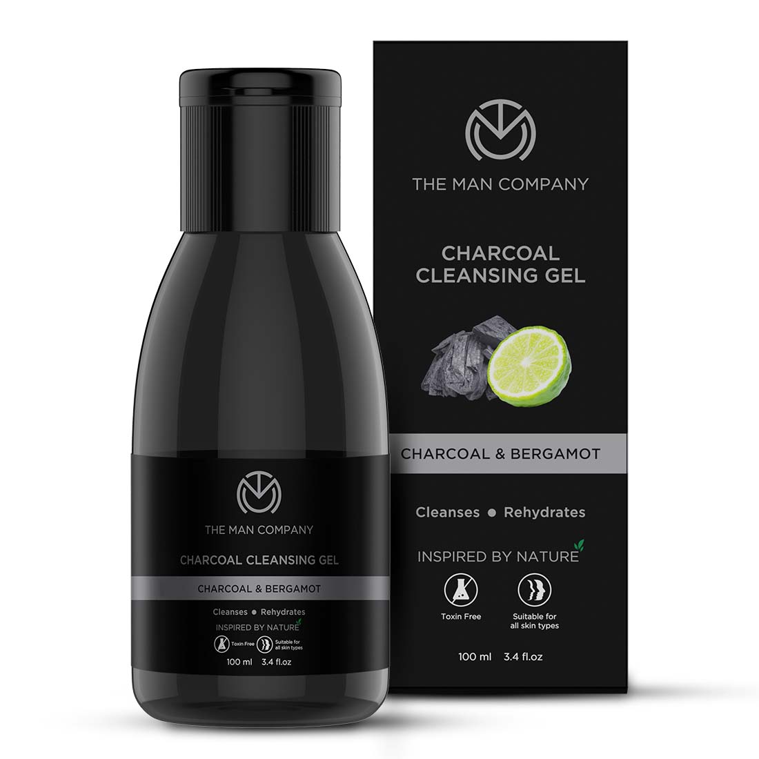 The Man Company Charcoal Cleansing Gel - 100 ml