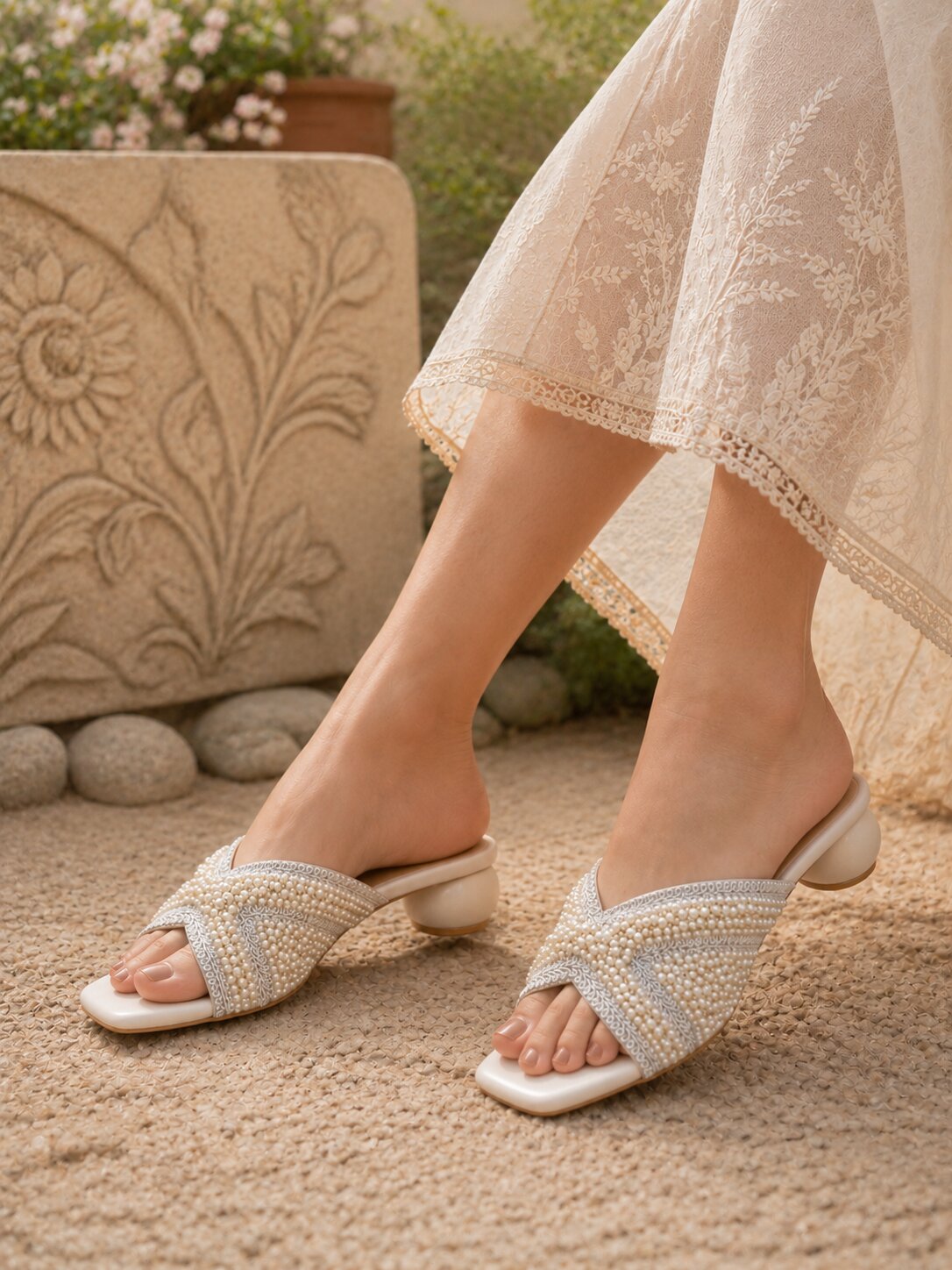 Sandal Stories PearlStep Royal Luxe Block Heels - 1.5 Inches