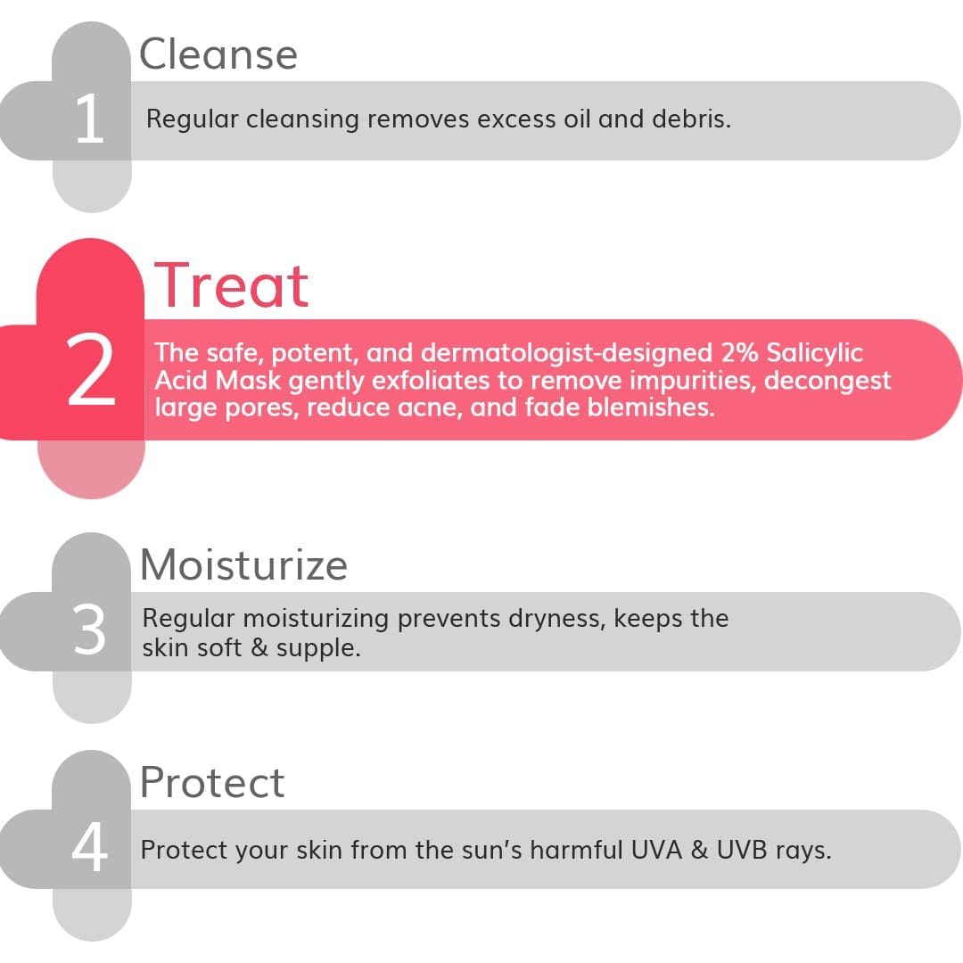 Derma Co 2% Salicylic Acid Mask - 50g