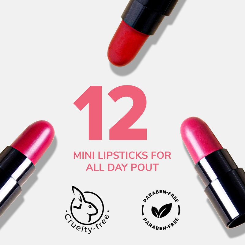 Mila Beaute Minis Pout Party Set of 12