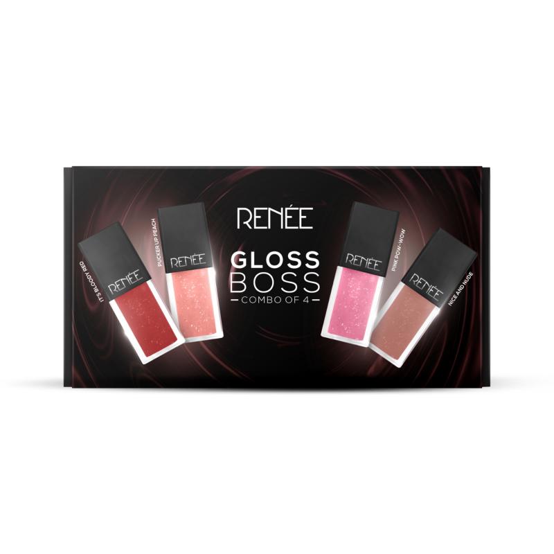 Renee See Me Shine Lip Gloss - Gloss Boss Combo Of 4