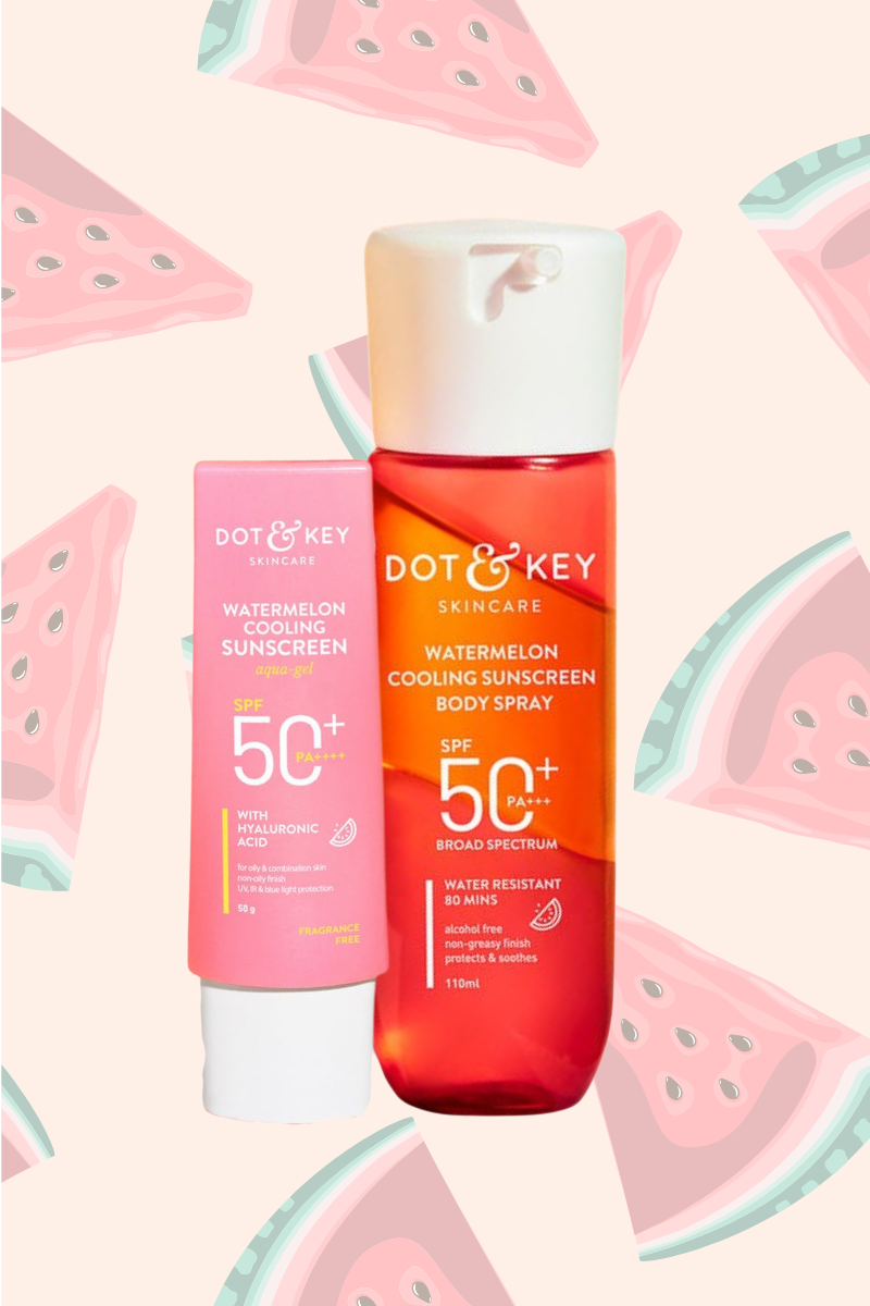 Dot & Key Watermelon body sunscreen + watermelon cooling sunscreen (50g)