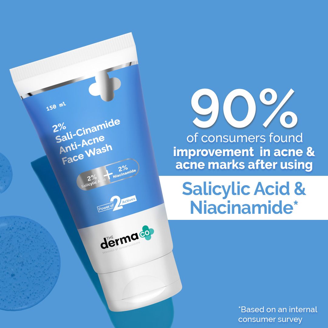 Derma Co 2% Sali-Cinamide Anti-Acne Face Wash
