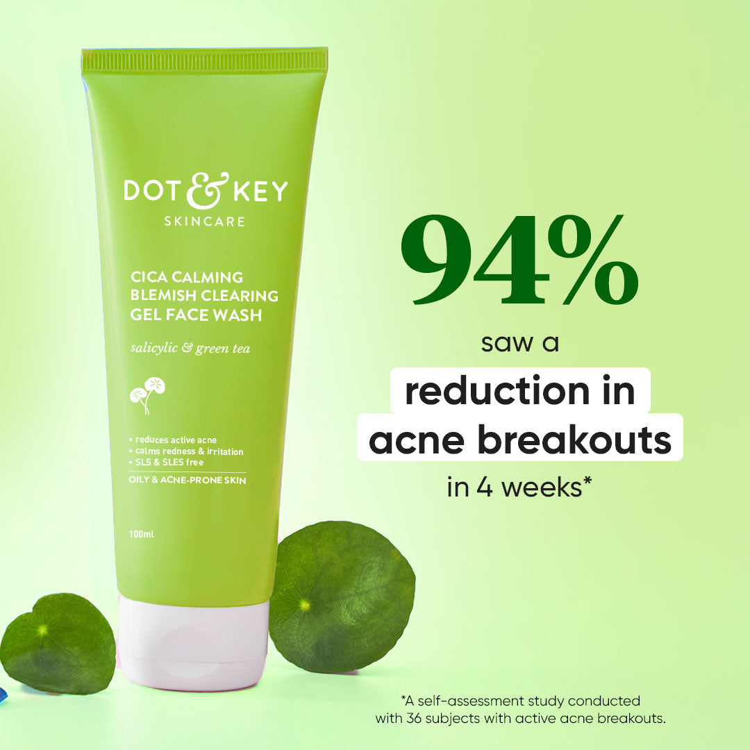 Dot & Key Cica + Salicylic Gel Face Wash - Pack of 2 - 200ml