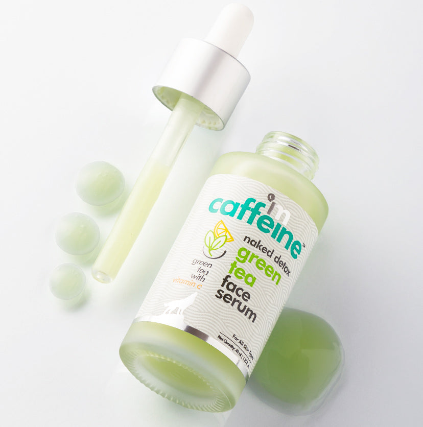 mCaffeine Green Tea Face Serum With Hyaluronic Acid - 40ml