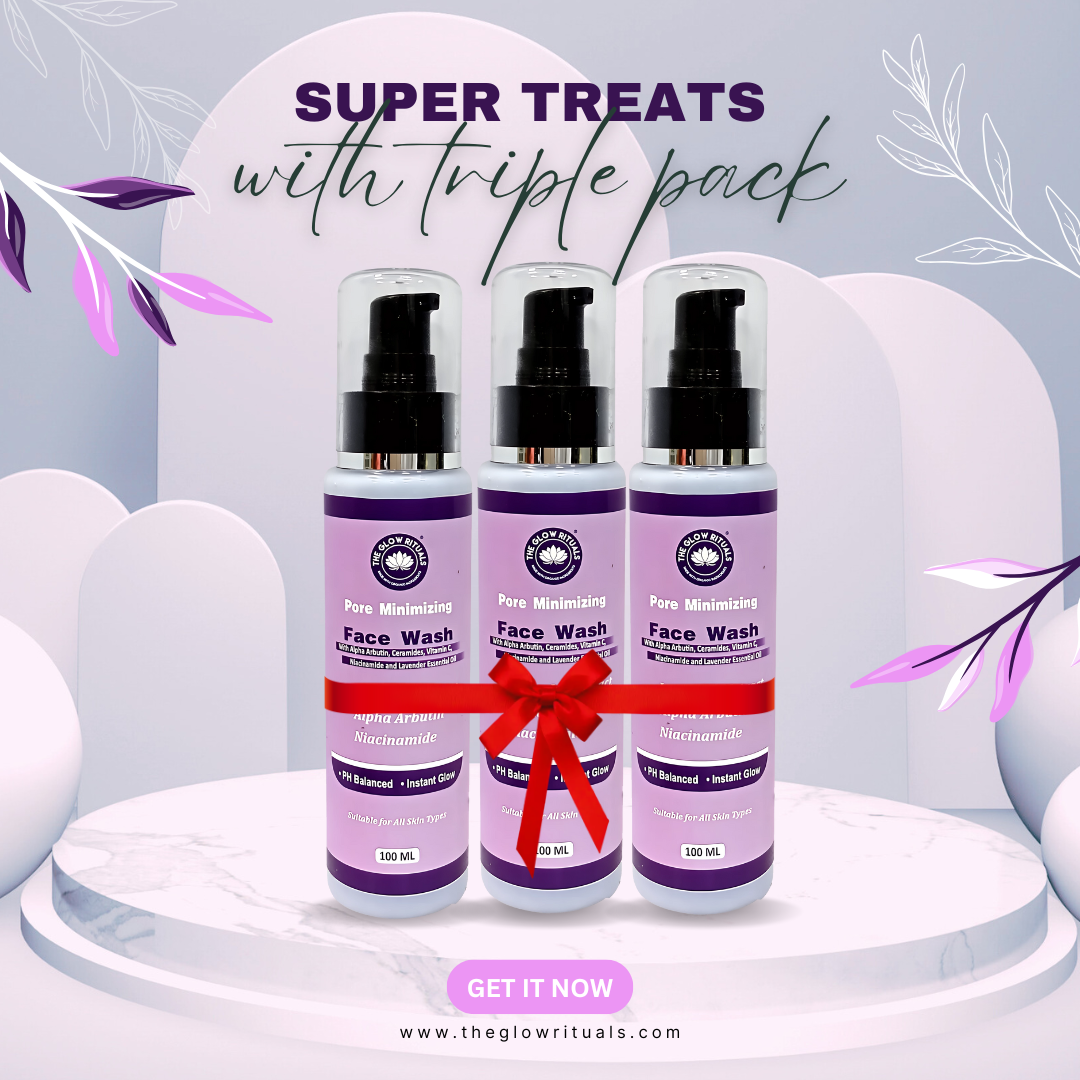 The glow rituals Pore Minimizing Facewash - Combo Of 3